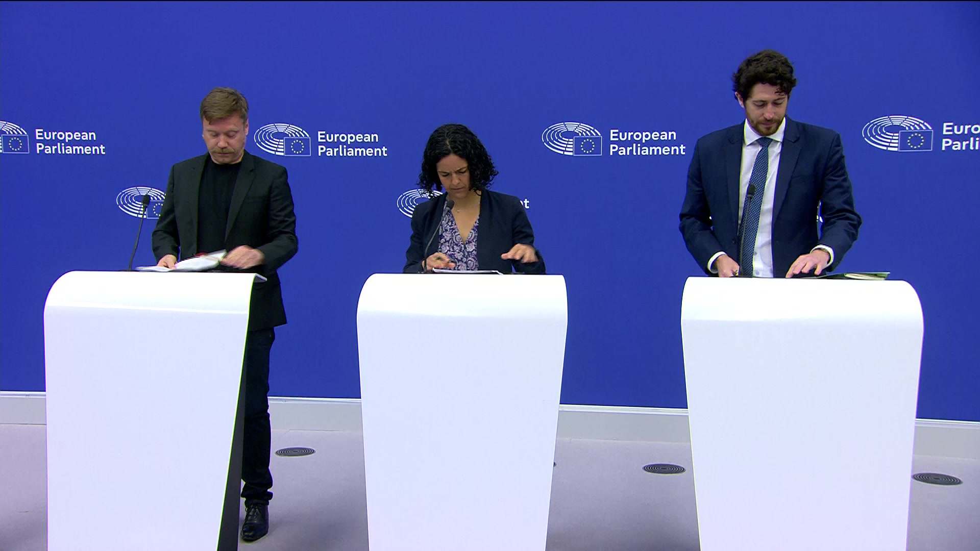 Press briefing by Manon AUBRY (The Left, FR), Martin SCHIRDEWAN (The Left, DE), The Left Group Leaders